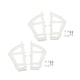 thumbnail image 1 of Bisagras para Zapatero, Blanco, 1 of 3