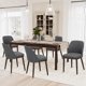 thumbnail image 1 of Silla COLAMY Juego de 6 con Respaldo de Madera Gris Claro, 1 of 7