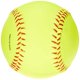 thumbnail image 2 of Pelotas de Softbol para Práctica BSN Amarillas 12 Pulgadas (Docena), 2 of 3