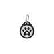 thumbnail image 1 of Placa Identificación Idtag Para Mascotas Gato Perro - Negro, 1 of 8