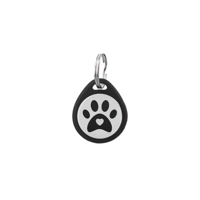 Estilodomus - Placa Identificación Idtag Para Mascotas Gato Perro - Negro