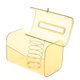 thumbnail image 1 of Dispensador De Papel Higiénico, Organizador De Papel Higiénico Para Baño, Dormitorio, Tocador, Amarillo, 1 of 3
