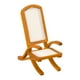 thumbnail image 5 of Silla De Mimbre De Madera Para Casa De Muñecas, Sillón En Miniatura Para Playa, Balcón Interior, 1:12, 5 of 5