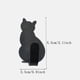 thumbnail image 4 of 1pc Rustproof Stainless Steel Cat Wall Hooks for Home, Kitchen, and Bathroom - Cute Adhesive Key and Towel Holder, 4 of 4