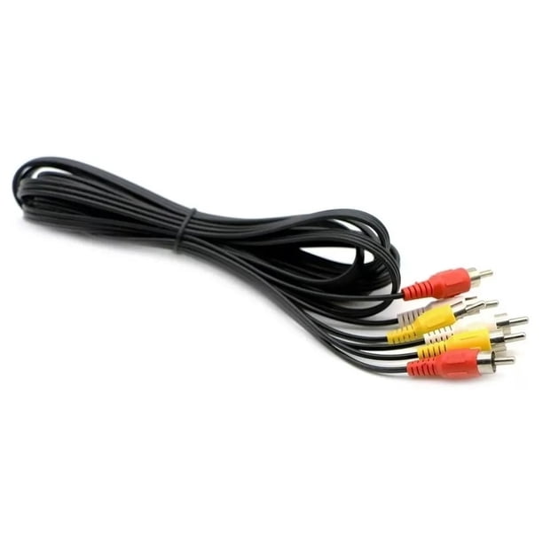 Cable De Video Rca 3x3 Audio Video 3 Metros