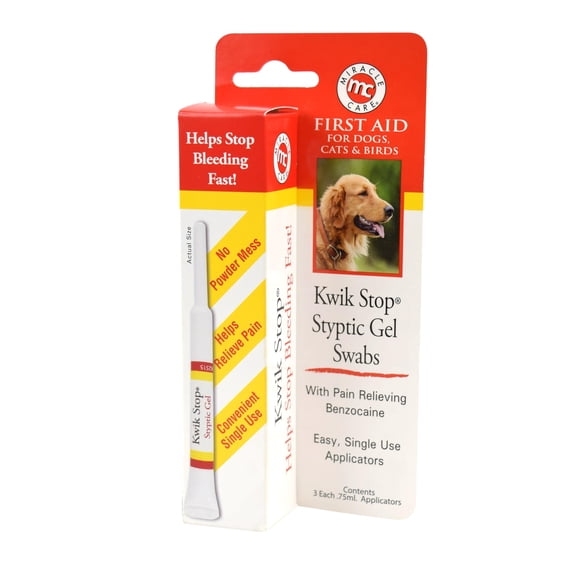 Aplicadores Únicos de Gel Estíptico Miracle Care Kwik Stop 3 Unidades