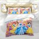 thumbnail image 5 of Princesa de Disney Conjunto de sábanas temático, trío de piezas, cómodo y amigable con la piel, diseño único, regalo de decoración para el hogar para familiares, amigos y fans,135cm *200cm, 5 of 6