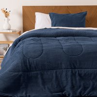 Mashini - Plumon Corduroy Coral Sherpa 1.5 P Azul