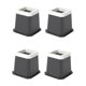thumbnail image 2 of Elevadores De Muebles Elevadores De Cama Antideslizantes Para Sofá Cama Mesa Trapezoide Negro, 2 of 5