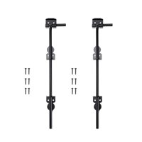 Magideal - 2X Pestillo De Suelo Para Puerta De Valla, Pasador De Caída, Cerraduras De Puerta De Metal, Tapón De Puerta Con Varilla De Caída, Pestillos De Puerta 46Cm X 81Cm