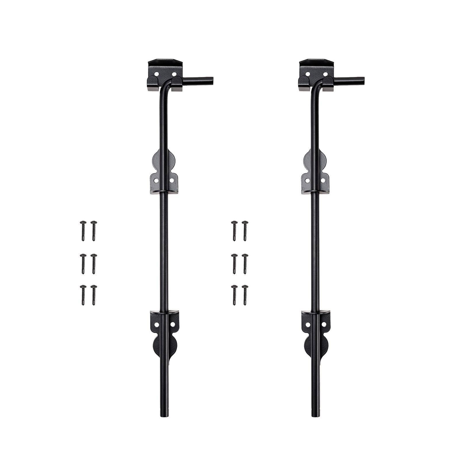 Magideal - 2x Pestillo De Suelo Para Puerta De Valla, Pasador De Caída, Cerraduras De Puerta De Metal, Tapón De Puerta Con Varilla De Caída, Pestillos De Puerta 46cm X 81cm