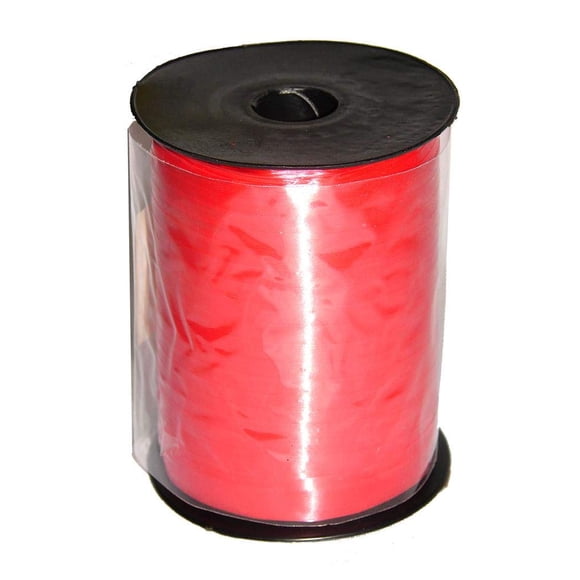 Rollo de cinta para accesorios con globos, 400 m, rojo, Funny Fashion USA