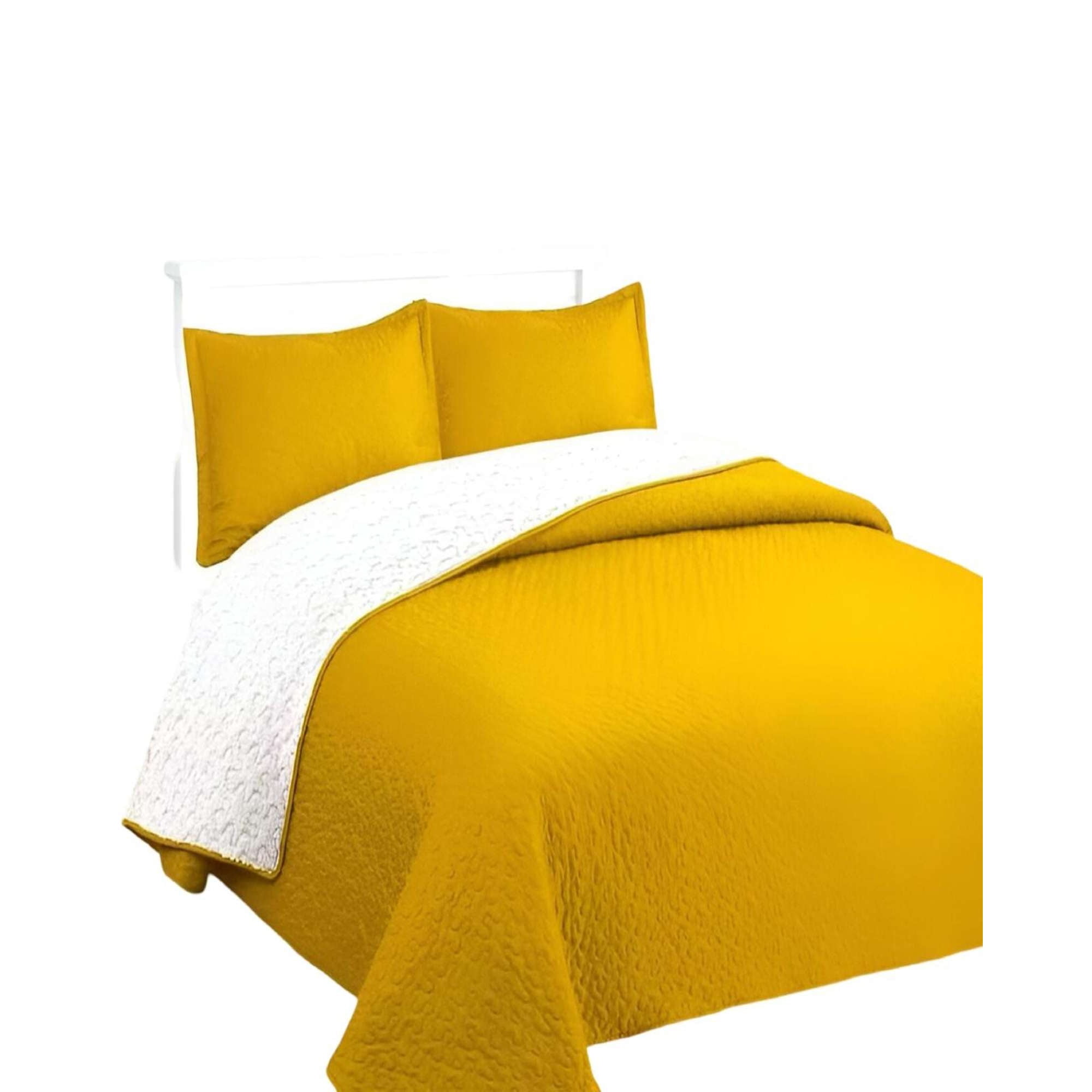 Genérico - Cubrecama Quilt Sherpa Plaza Y Media 180x230 3