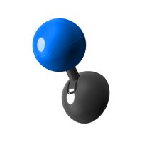 Magideal - Protector De Botón De Arranque Y Parada De Motor De Coche Genérico, Diámetro Exterior De 1,6 Pulgadas Azul