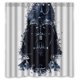 thumbnail image 1 of Cortina de ducha con estampado de Darth Vader, juego de cortinas de baño con ganchos, tamaño 66 x 72 pulgadas, 1 of 3