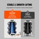 thumbnail image 2 of Airbag triple Air Jack VEVOR de 3 toneladas/6600 libras, color blanco, 2 of 9