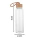 thumbnail image 2 of Termo Agua Botella Agua Vaso Vidrio Tapa Madera 500ml, 2 of 2