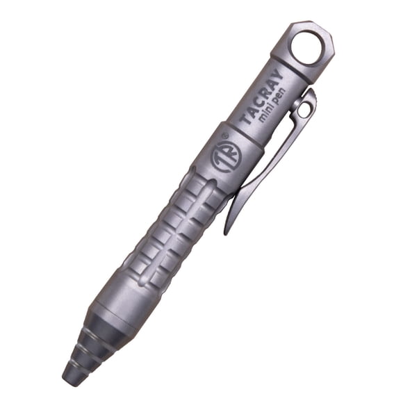 Bolígrafo TACRAY Titanium Bolt Action Mini de bolsillo, tamaño EDC LAMY