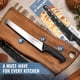 thumbnail image 3 of Cuchillo de Pan Cutluxe de 25 cm Dentado con Funda, 3 of 8