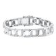 thumbnail image 1 of Pulsera de Eslabones Cubanos para Hombre Hipoalergénica Pulsera de Cadena de Plata Esterlina 925 para Hombre Transparente 5A+ CZ Pulsera para Hombre Joyería de Plata 6.5-7.5 Inch, 1 of 8