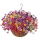 thumbnail image 2 of Cesta colgante de flores artificiales, adorno para colgar plantas, cadena, maceta, planta colgante falsa para jardín, patio, decoración del hogar A, 2 of 5