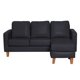 thumbnail image 1 of Seccional Venecia Intercambiable Pu Negro, 1 of 5
