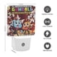 thumbnail image 2 of El Asombroso Mundo de Gumball Luz nocturna LED con sensor de anochecer a amanecer para dormitorio, baño, pasillo, escaleras - Lámpara LED nocturna de enchufe, 0.5W - 1 pieza, 2 of 6