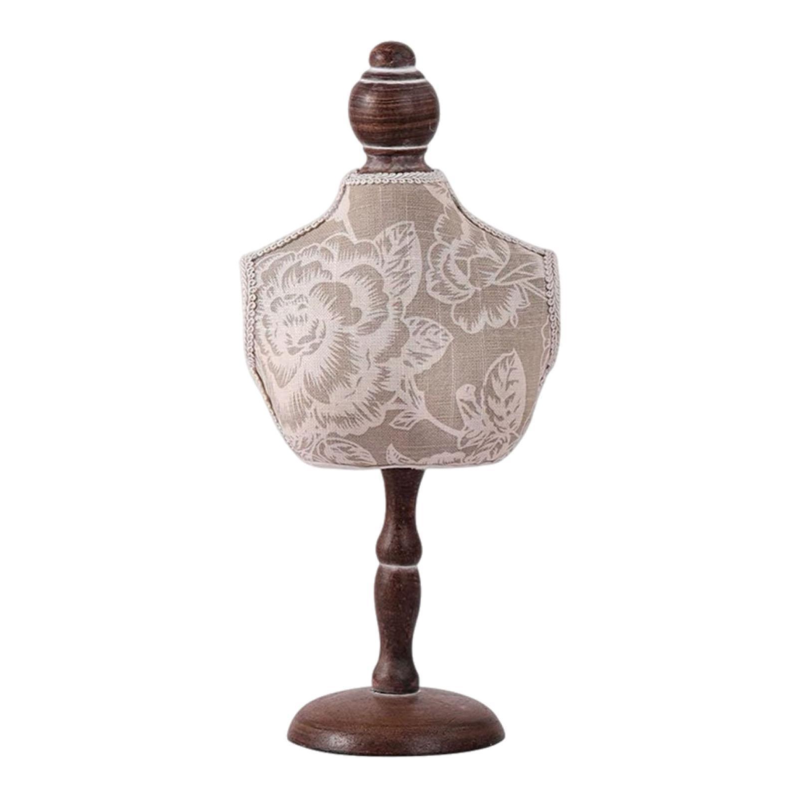 Magideal - Soporte De Exhibición De Collar, Busto De Exhibición De Joyería, Decoración De Busto De Joyería Para Mujer, Soporte De Collar De Maniquí Para Altura 36 Cm