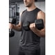 thumbnail image 3 of Set 2 Mancuernas Hexagonales Fijas de Goma 7.5 kg Negra– Entrenamiento Funcional y de Fuerza, 3 of 3