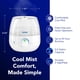 thumbnail image 2 of Humidificador de Niebla Fría Mini Vicks sin Filtro, para Habitaciones Pequeñas – Control Variable de Niebla – Compatible con Vicks VapoPads, 2 of 8
