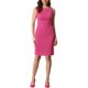 thumbnail image 1 of INSPIRE CHIC Vestido de Tubo sin Mangas para Mujer Cuello de Barco Vestido para el Trabajo Rosa Fucsia 2XL, 1 of 6
