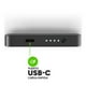 thumbnail image 2 of Batería externa 10.000 mAh con USB-C Lightning 30W Negra, 2 of 11