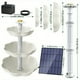 thumbnail image 1 of Bring Nature to Your Garden: 1pc 3 Tiered Bird Bath with Solar Pump & DIY Fountain!, 1 of 3