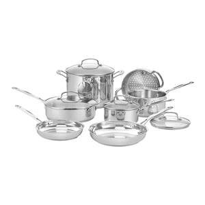 Set De Ollas De Acero Inoxidable De 11 Pcs Chef ́S Classic™ 77-11G De Cuisinart®