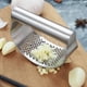thumbnail image 3 of Stainless Steel Multifunctional Manual Garlic Press Rocker, Cooking Gadgets Tools For Outdoor Camping, 3 of 4