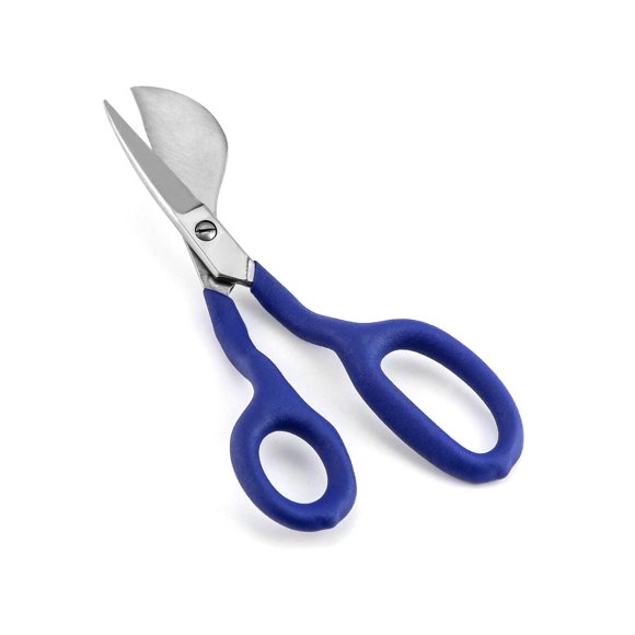 Tijeras QWORK 18 cm de pico de pato azul para appliqué