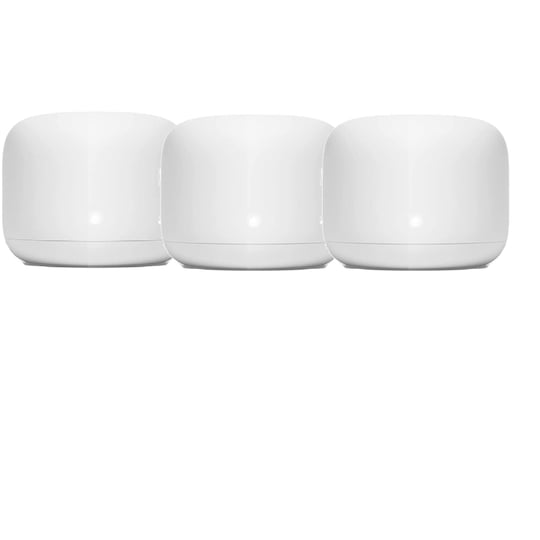 Generic - Enrutador Wifi Google Nest Wifi Mesh Router Snow (3 Enrutadores)