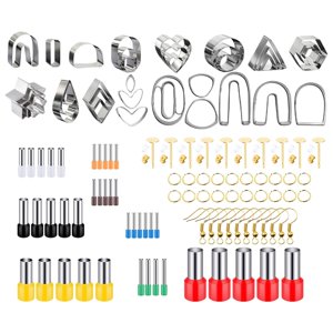 Bothyi - 126 Cortadores De Arcilla Polimérica Con Accesorios Para Pendientes, Fabricación De Joyas Hechas A Mano