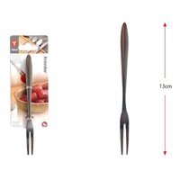 Genérico - Tenedor Para Frutas, 100% Acero Inoxidable Dorado, 13Cm