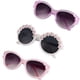 thumbnail image 1 of Gafas de sol para niños XINB LOOK con marco floral de 3 pares, UV400, 1 of 7