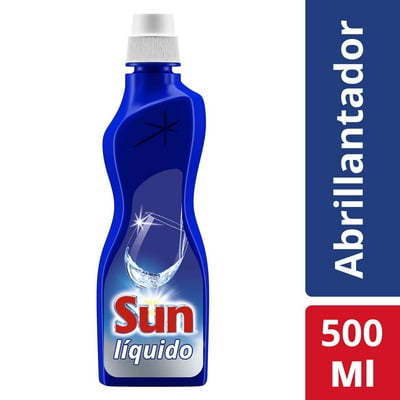Abrillantador Lavavajillas Triple Acción Botella 500 Ml Sun