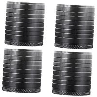 Bothyi - 4 Elevadores De Muebles Resistentes Y Multiusos Para Mesa De Té, Escritorio Y Armario, Color Negro.