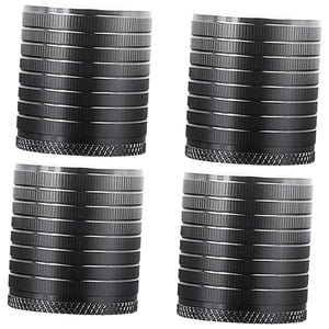 Bothyi - 4 Elevadores De Muebles Resistentes Y Multiusos Para Mesa De Té, Escritorio Y Armario, Color Negro.