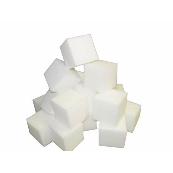 Cubos de espuma RaceCityFoam 10 cm (108 piezas) Blanco