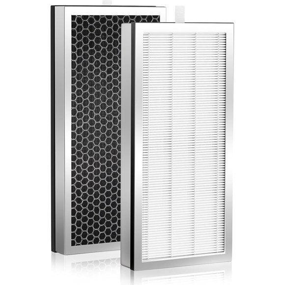 Paquete de 2 filtros de repuesto compatibles con el purificador de aire de la serie 40