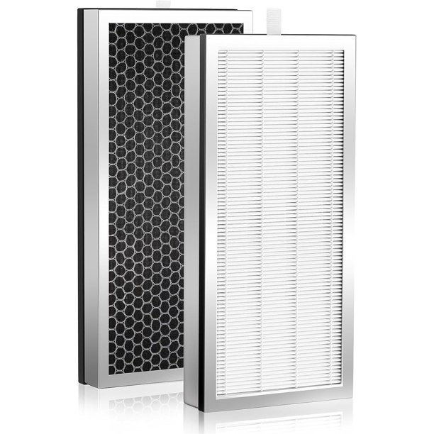 Paquete de 2 filtros de repuesto compatibles con el purificador de aire de la serie 40