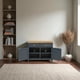 thumbnail image 2 of Aparador Buffet de madera Future 100x45x80 color Grafito cubierta Miel, 2 of 3