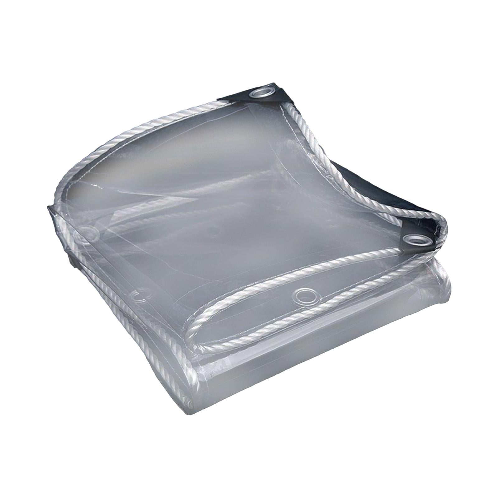 Magideal - Lona Transparente Impermeable Para Jardín, Cubierta A Prueba De Lluvia, Antimanchas De Aceite, Cubierta Resistente Al Desgarro, Lona Transparente Para 2mx1.5m