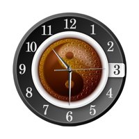 Magideal - Reloj De Pared Con Taza De Café, , Sin Tictac, Movimiento De Sonido, Arte De Pared, Reloj De 30 Cm Para Cafetería, Tienda, Hogar, Habitación De