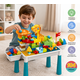thumbnail image 5 of Mesa de Bloques Infantil 104 Piezas con Tobogán de Canicas | Incluye Silla | Juguete de Construcción Educativo, 5 of 5